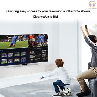 MIWO Universal TV Remote Control Wireless Smart Controller Replacement for PHILIPS LCD TV Smart Digital HDTV Black