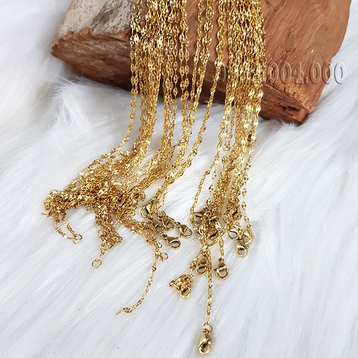 Dây chuyền lá me kiểu dành cho nữ