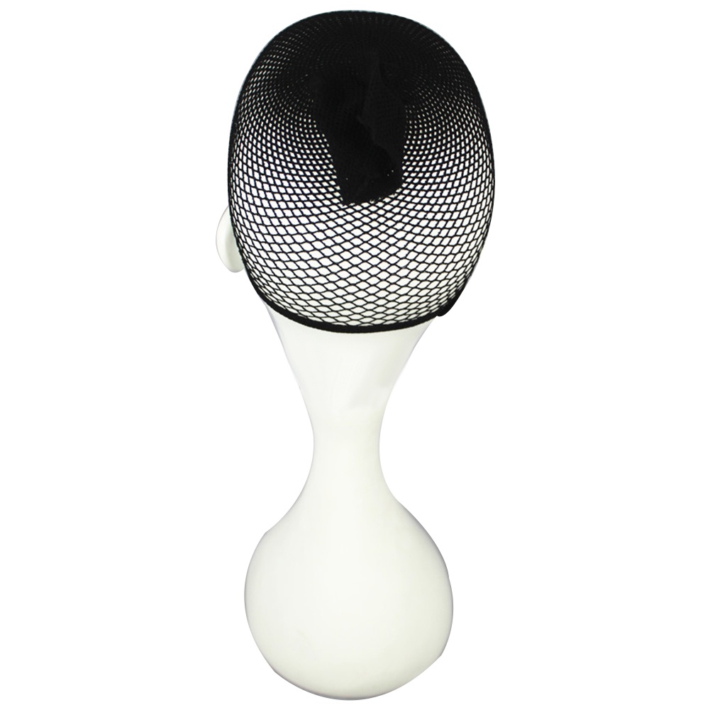 Mũ lưới đội tóc giả bằng nylon co giãn màu đen phù hợp cho nữ