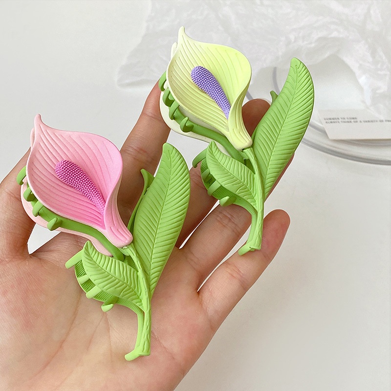 Kẹp Tóc Hình Hoa Tulip Hàn Quốc Mới Cho Nữ