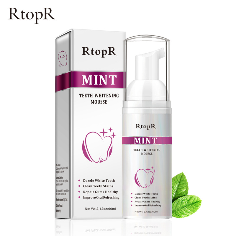 Mousse Đánh Răng RtopR Làm Sạch Răng Làm Trắng Vết Vệ Sinh Răng Miệng 60ml