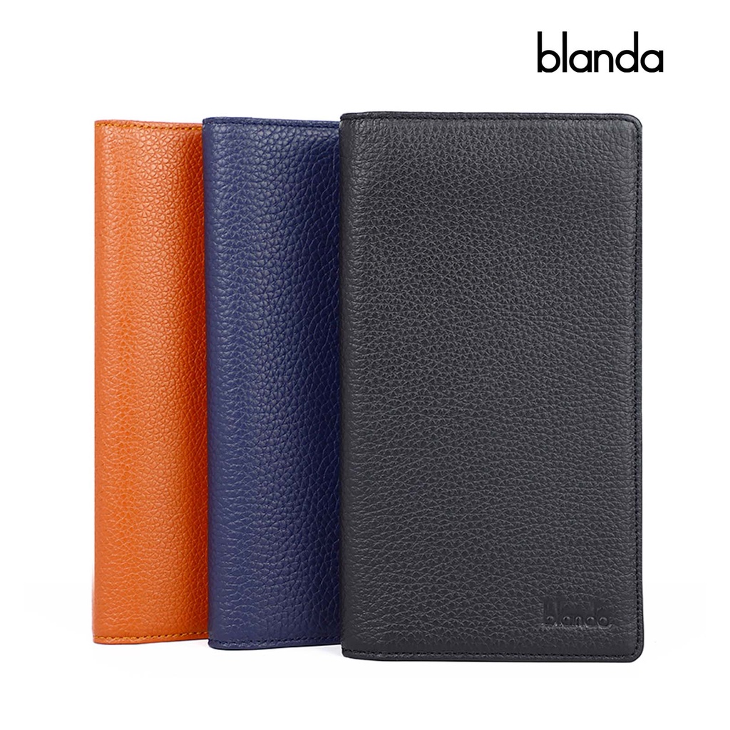 Ví dài nam da bò Nappa thương hiệu Blanda 8VNBH07