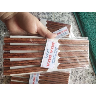 đũa gỗ đầu vuông - đũa Dừa