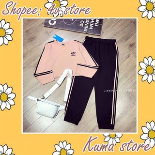 Set bộ thể thao croptop viền sọc