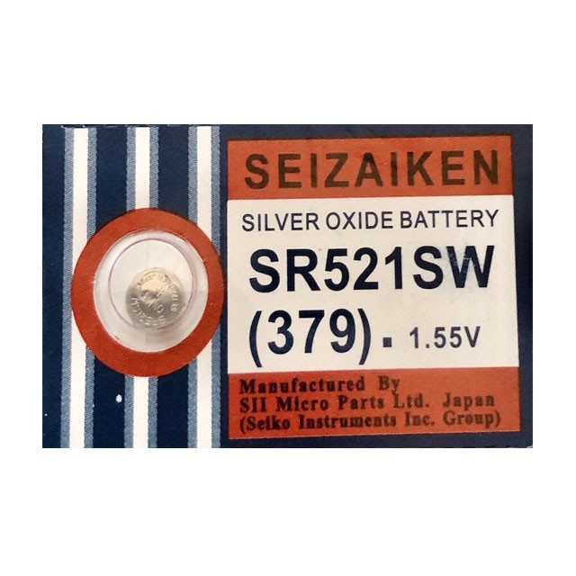 Viên pin Seizaiken SR521SW SR521 521 379 CHÍNH HÃNG vỉ 1 viên