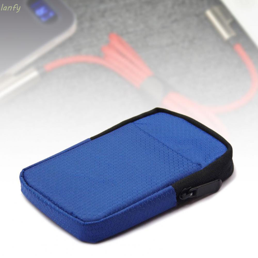 LANFY Shockproof HDD Case 2.5 Inch Storage Pouch HDD Enclosure Portable Storage Devices Durable Hard Drive Enclosure Hard Disk Box/Multicolor