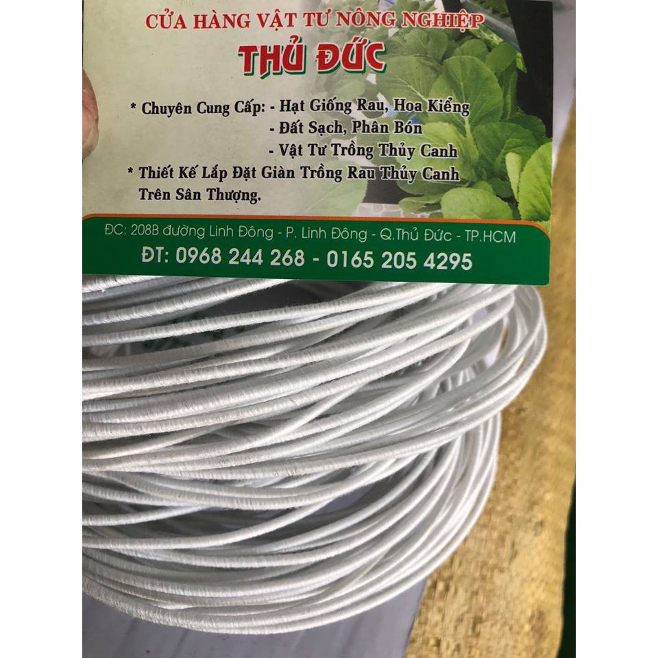 Dây nhôm bọc chỉ uốn cây cảnh 0,2cm ( chiều dài 10m)