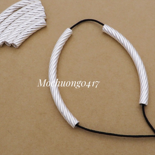 ✅ BÁN SỈ ✅ Charm ống bạc, ống xoắn hàng đẹp - Bạc xịn loại 1, PH089