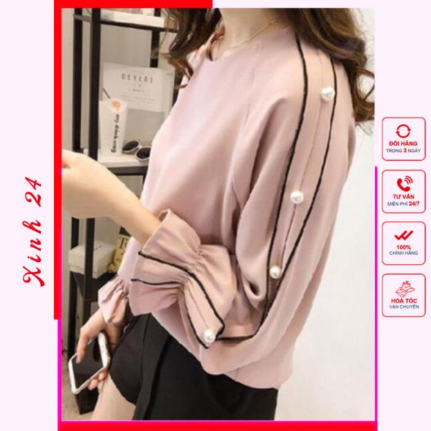 ÁO KIỂU TAY VIỀN XINH ĐẸP | BigBuy360 - bigbuy360.vn