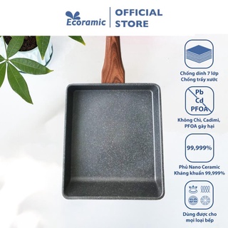 |CHÍNH HÃNG| Chảo đúc trứng vân đá ECORAMIC