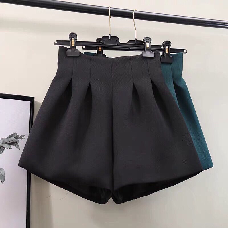 Quần shorts cạp cao , quần shorts ống xoè hàng Quảng Châu