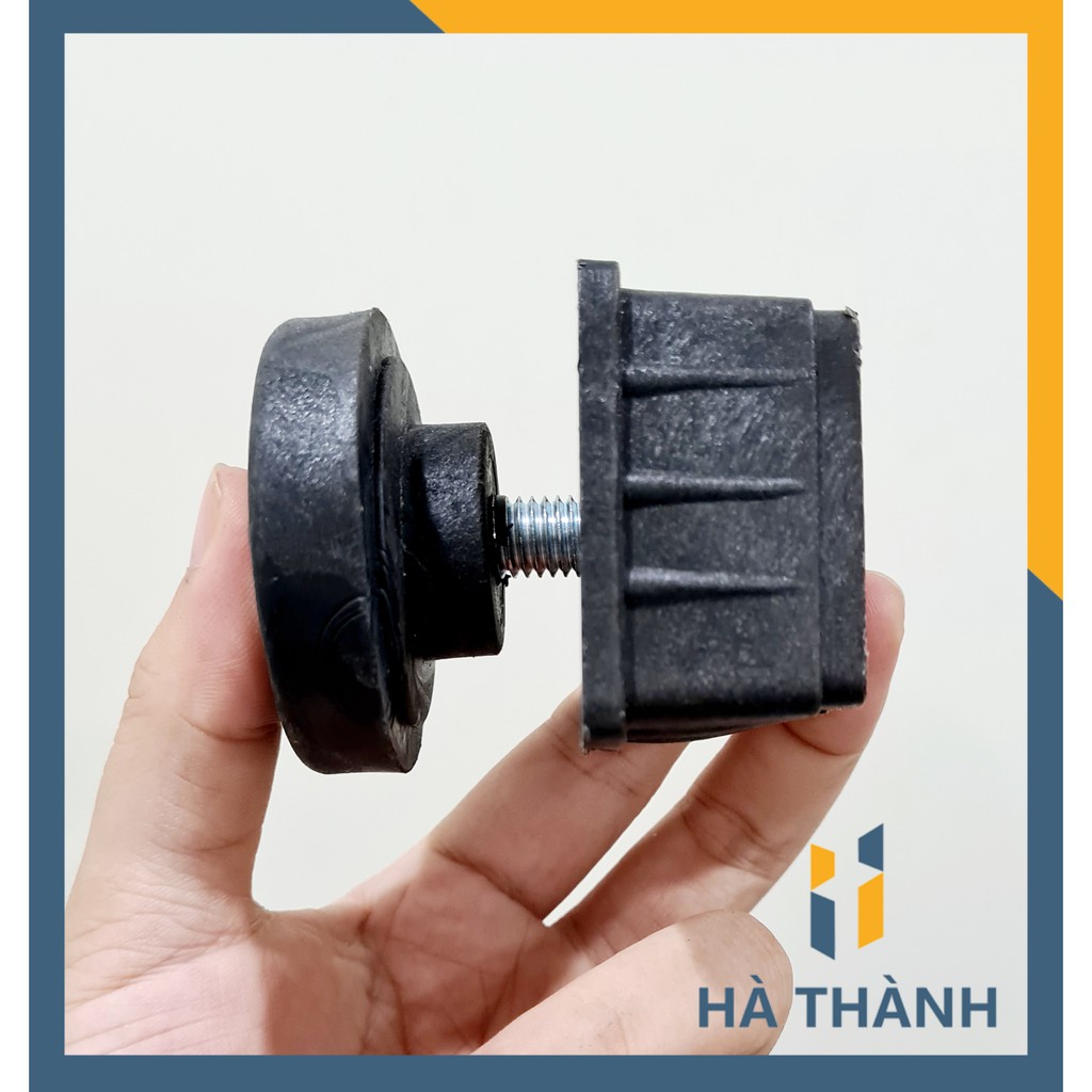 Bộ chân tăng chỉnh vuông 50x50mm ốc 10mmđóng chân bàn ghế sắt hộp