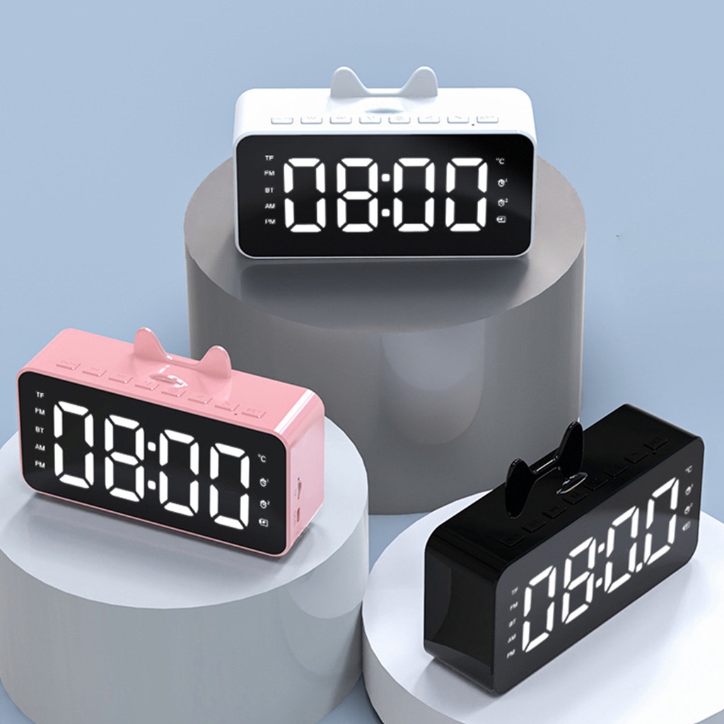 PO-Kiêm Đồng Hồ Sạc Được,Loa Bluetooth 5 Không Dây Q9