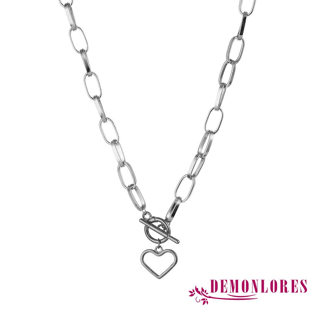 vòng cổ Kim Loại Mặt Trái Tim Thời Trang Cho Cặp Đôi