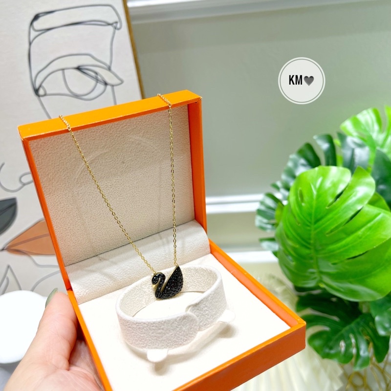 VÒNG CỔ + VÒNG TAY + KHUYÊN TAI thiên nga TITANCAOCẤP