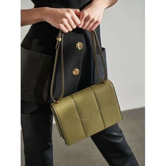 Túi CHARLES & KEITH Textured Panelled Shoulder Bag