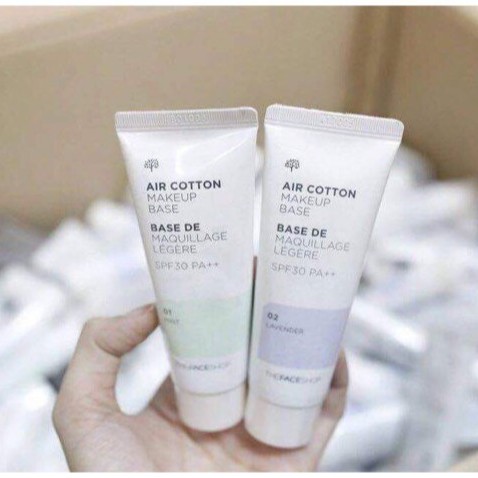 Kem Lót Kiềm Dầu Và Hiệu Chỉnh Tông Da Air Cotton Makeup Base SPF30 PA++