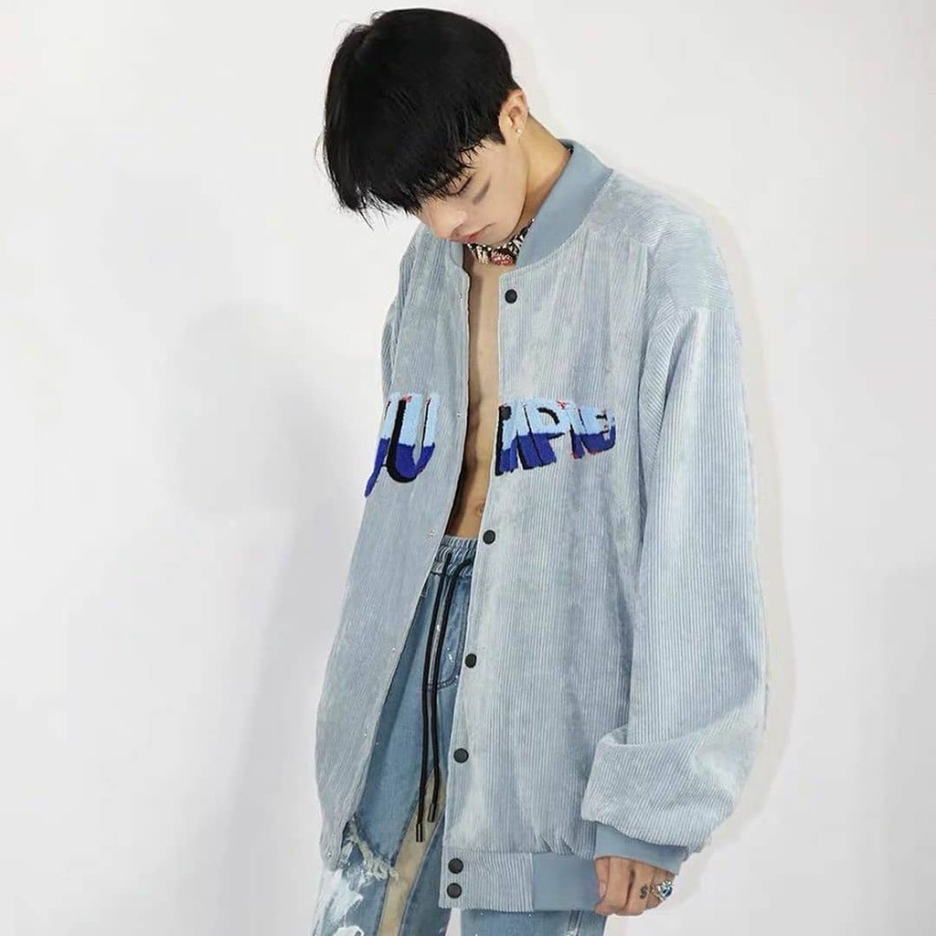 (A310) Áo khoác bóng chày chất nhung tăm size  M L XL | BigBuy360 - bigbuy360.vn