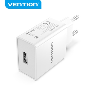Củ sạc usb 1 cổng vention 12w ổ cắm eu tiện dụng cho điện thoại