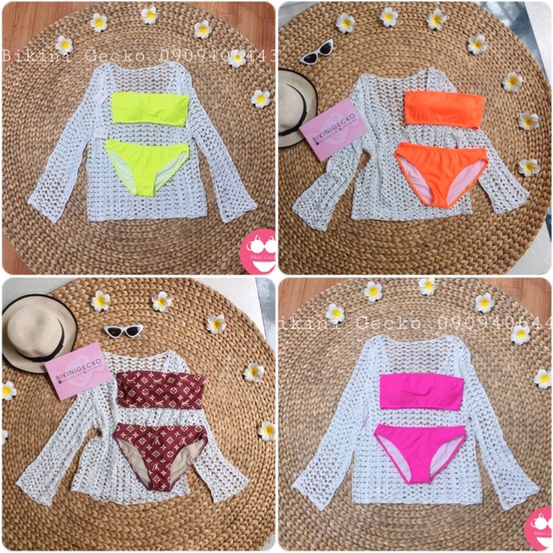 Bikini 2 mảnh quây dạ quang(nhiều màu ảnh thật)