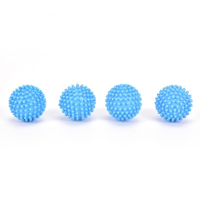 Set 4 bóng sấy màu xanh dương dùng nhiều lần cho quần áo