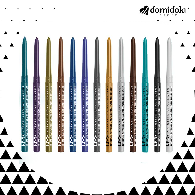 (hàng Mới Về) Bút Kẻ Mắt Nyx Có Thể Thu Gọn Tiện Dụng