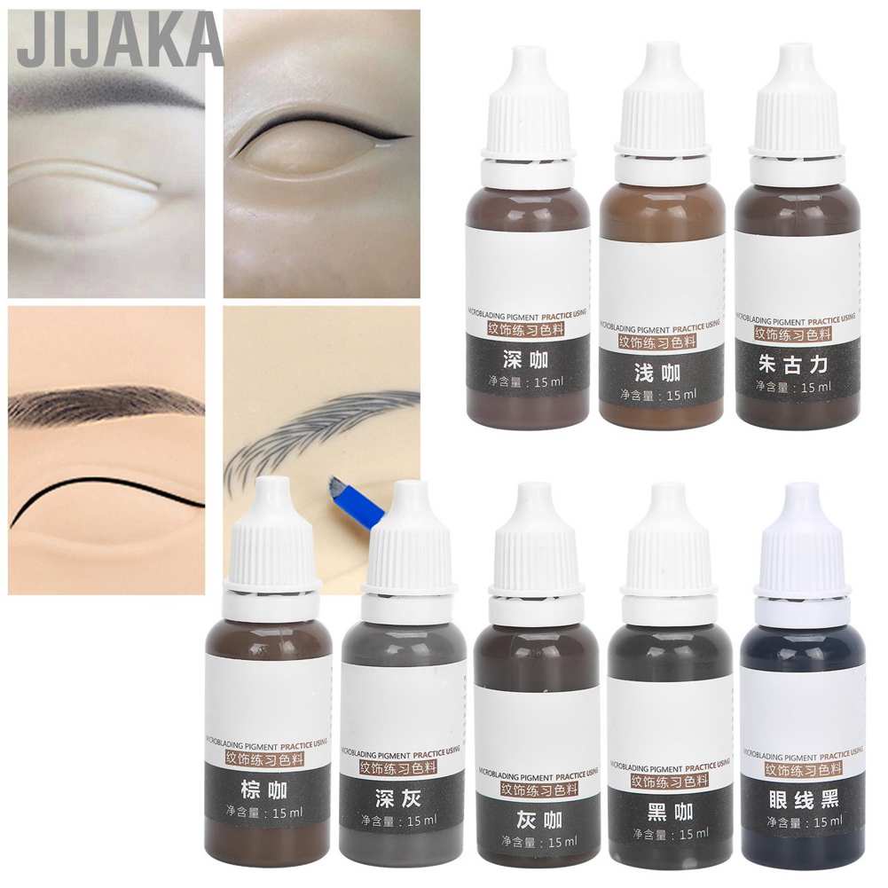 Mực Xăm Lông Mày / Kẻ Mắt Bán Vĩnh Viễn 15ml Jijaka
