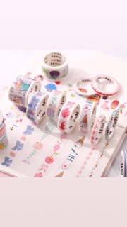 Set 7 cuộn trang trí Washi tape