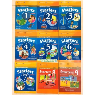 Đồ chơi - Cam Starers Movers Flyers bộ 9 q - A4 keo