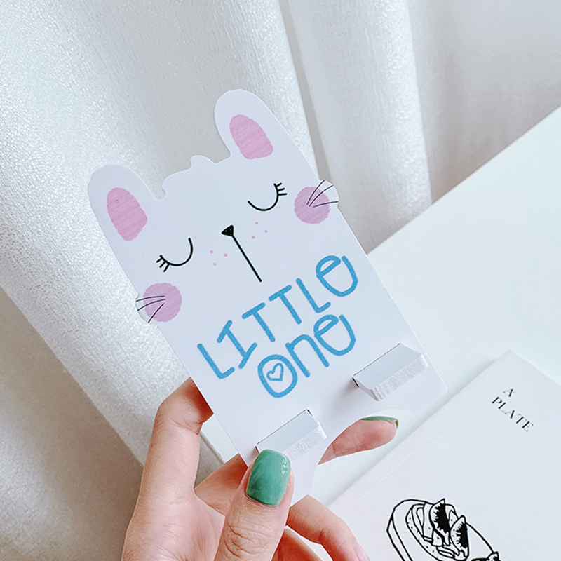 Giá Đỡ Điện Thoại Bằng Gỗ Hình Hoạt Hình Gấu Trúc/Mèo/Khủng Long HSU