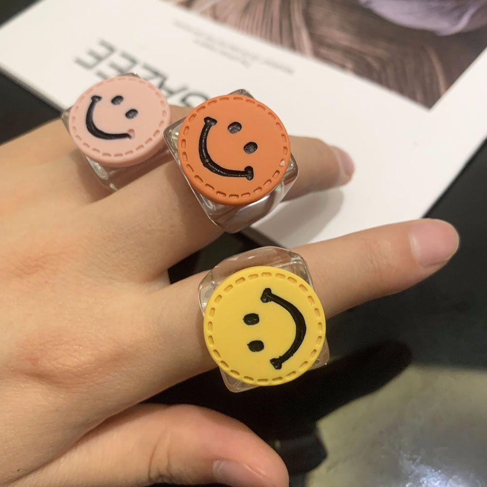 Nhẫn Ngón Cái Trong Suốt Họa Tiết Hoạt Hình Dễ Thương|Phụ Kiện Thời Trang Dễ Thương Bắt Mắt