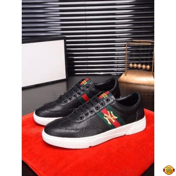 Tết Sale XẢ | Bán Chạy | 👟 👟 👟 👟 👟 Giày Gucci da đen lịch lãm chuẩn 1:1 Tặng Vớ 60k SẴN KHO Xịn Nhẩt NEW ✔️ . ^ ' >