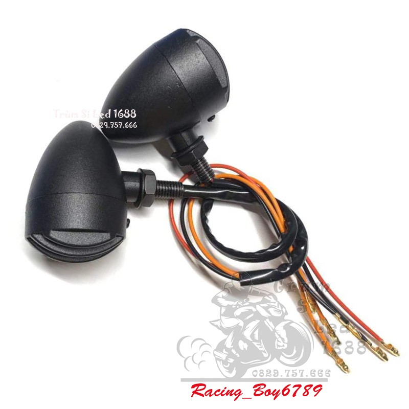 ĐÈN XI-NHAN CLASSIC - Đèn Xinhan độ classic dạng Hột Vịt lưới (Giá đã bao gồm 1 cặp)