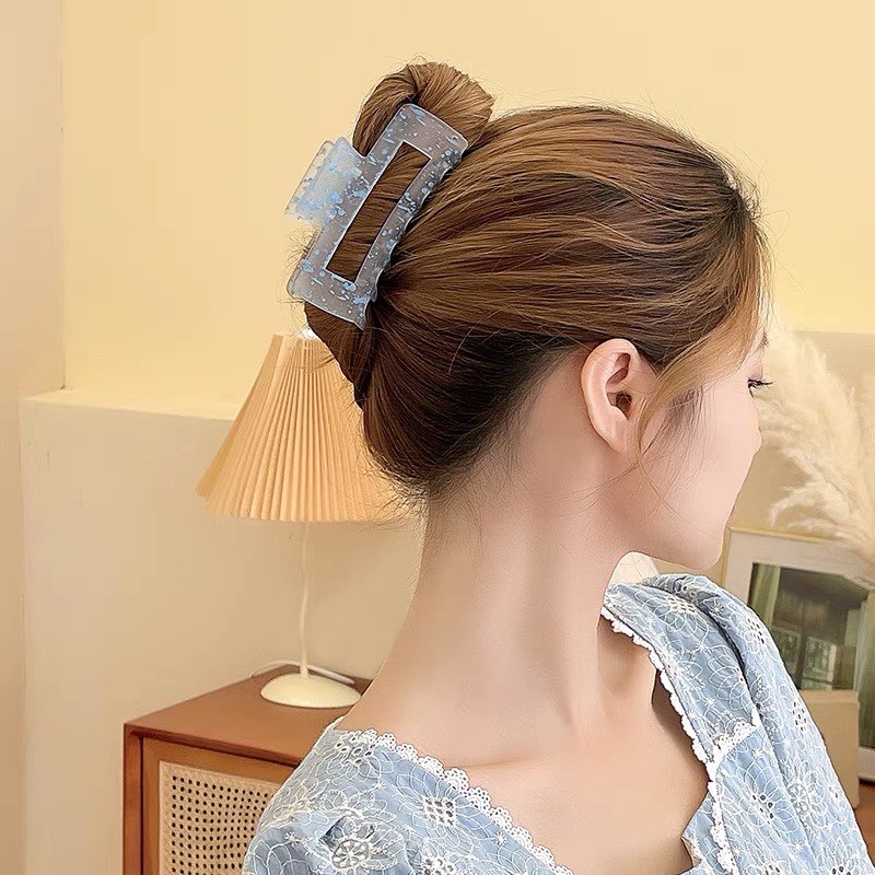 Kẹp tóc càng cua bò sữa nhiều màu Cặp búi tóc giữ sóng Hàn Quốc đáng yêu xinh xắn dành cho nữ hottrend 2021 Aikimo KBS2