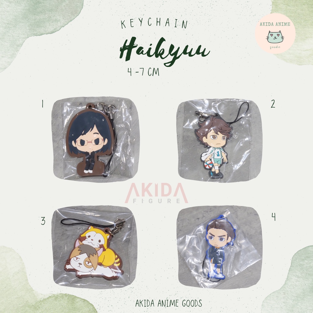 Keychain/ Móc khoá/ Dây treo nhân vật anime Haikyuu official 3