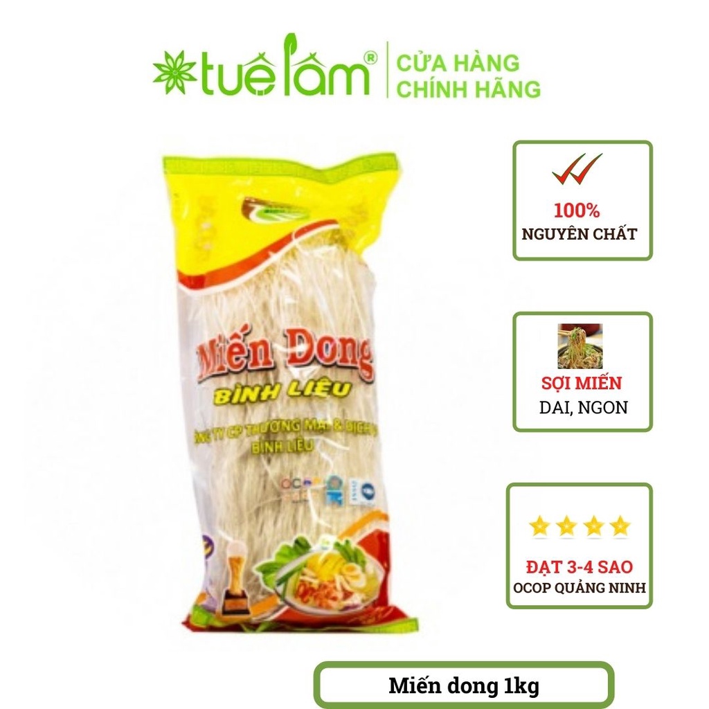Miến dong Bình Liêu 1kg - 100% nguyên chất - Sản phẩm OCOP Quảng Ninh