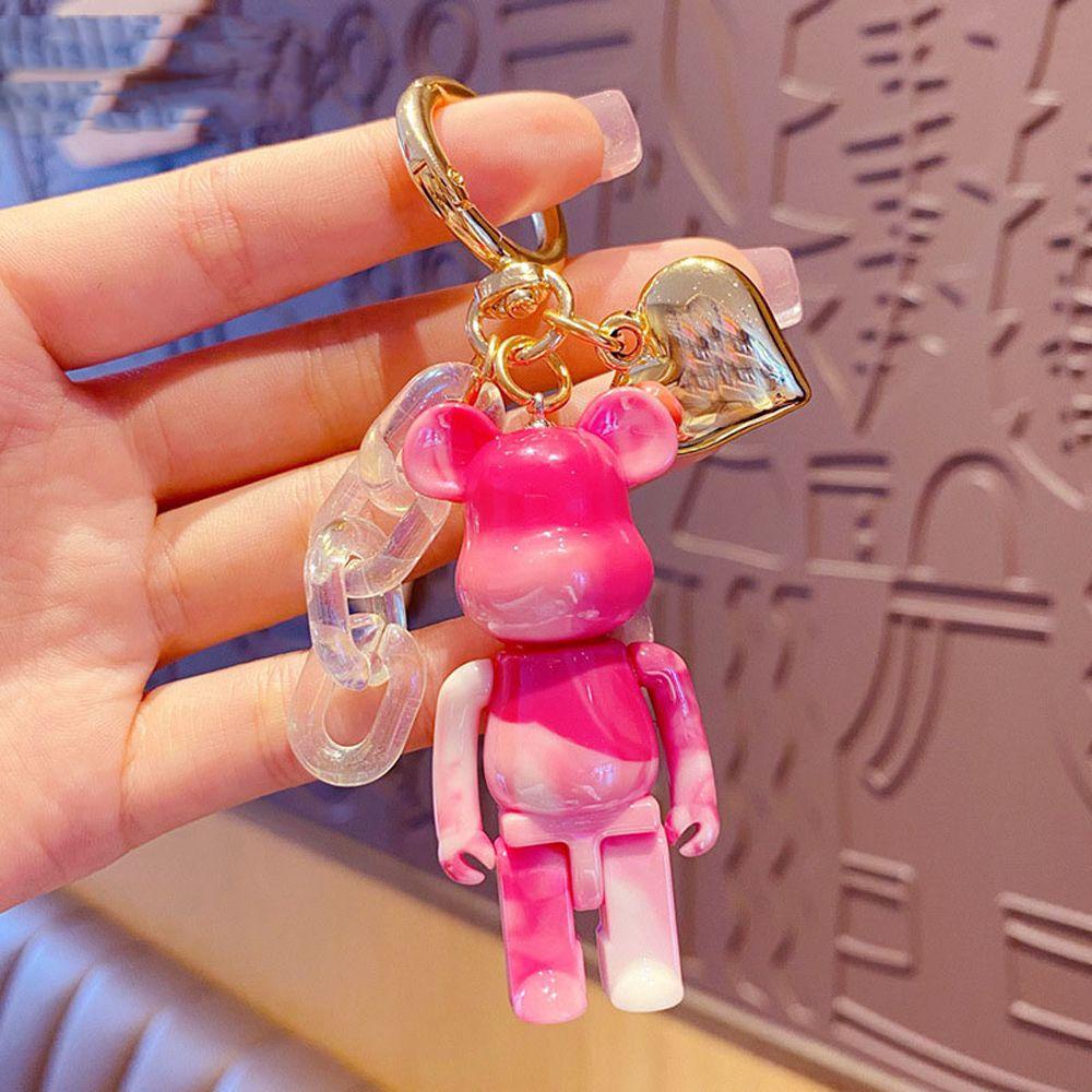 Móc Khóa Hình Gấu DARNELL Lấp Lánh DIY Thời Trang