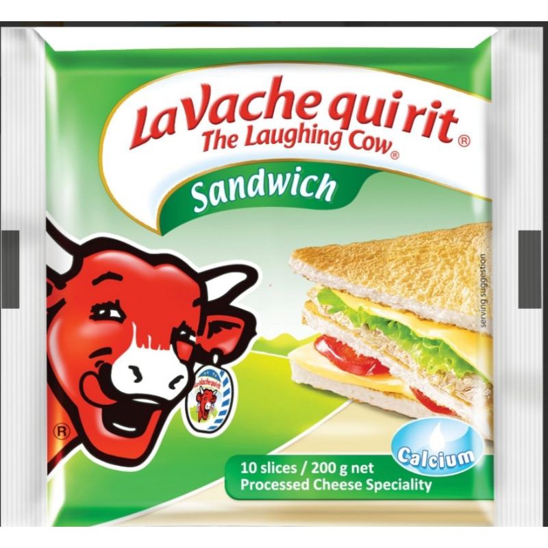 Phô mai Con Bò Cười lát Sandwich 200g (chỉ bán trong Quận Thủ Đức+Quận 9, khi mua vui nt riêng để giao trong vài tiếng)