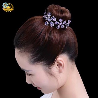 Kẹp tóc đính đá tạo hình bông hoa xinh xắn dành cho nữ
