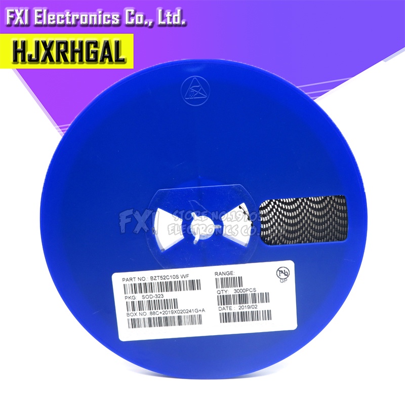 3000 Chiếc SMD Senna Diode Ống SOD-323 0805 0.25 W SMD Diode BZT52C10V 3V3 7V5 6V8 5V6 5V1 4V7 12V 1
