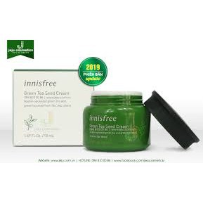 KEM DƯỠNG ẨM Chiết Xuất Mầm Trà Xanh Innisfree Green Tea Seed C 50ML CHUẨN HÀN
