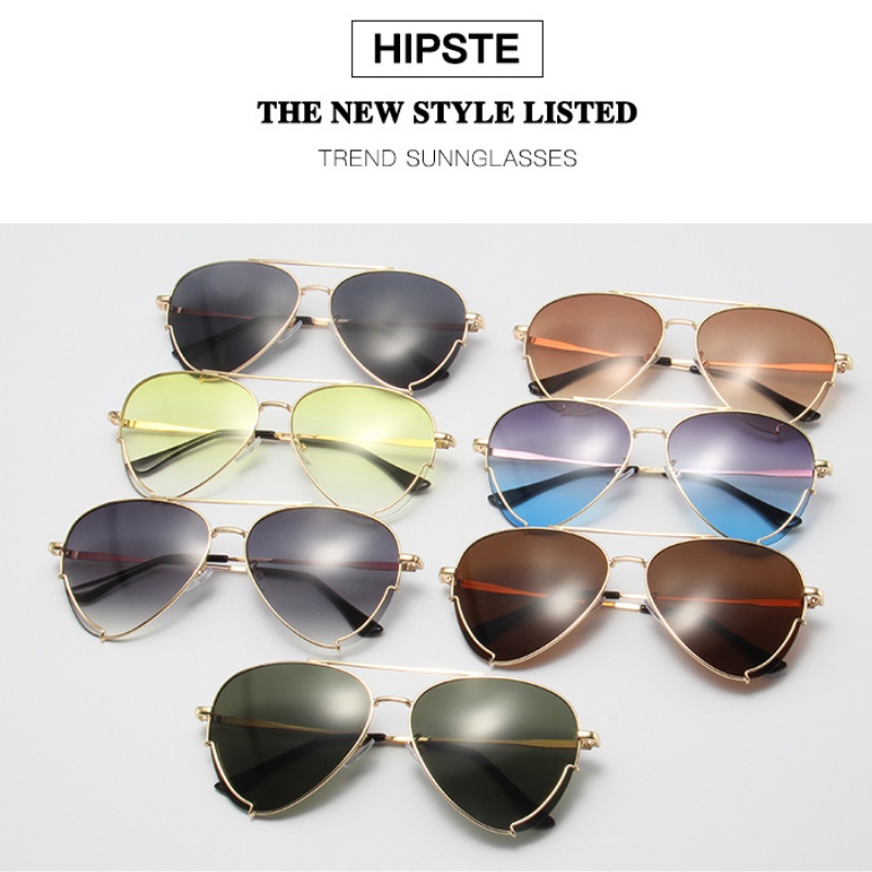 Kính Mát Gọng Kim Loại Phong Cách Retro Thời Trang Cho Nam