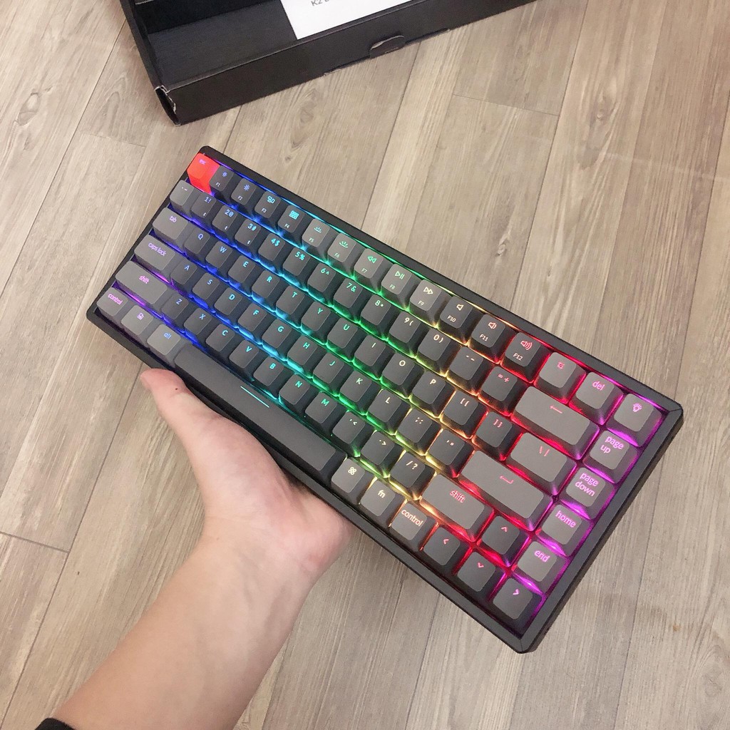 Bàn phím cơ không dây Keychrone K2 RGB thân hợp kim Metal nhôm Fullbox new 100% | BigBuy360 - bigbuy360.vn