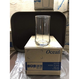 Bộ 6 cốc thuỷ tinh aloha hi ball ocean thái lan - 280ml
