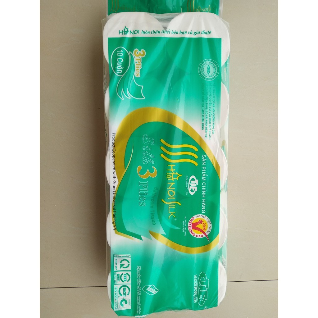 GIẤY VỆ SINH HÀ NỘI SILK 3 LỚP