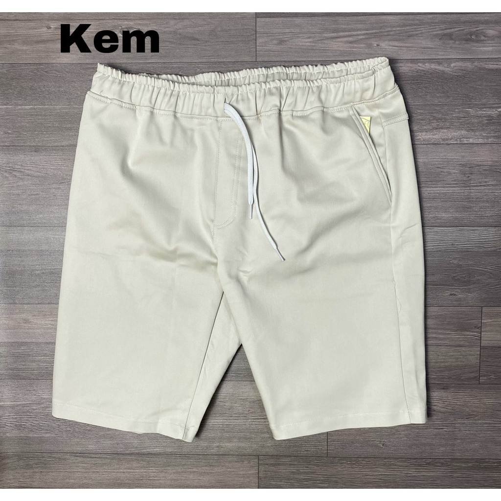 quần short kaki lưng thun size đại
