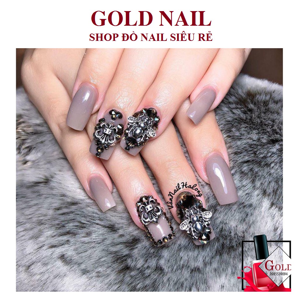 Charm ong trang trí móng, phụ kiện ong gắn móng nail