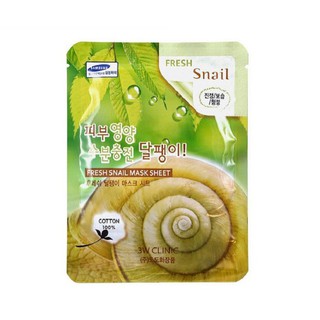 Combo 5 mặt nạ dưỡng chất collagen ốc sên 3w clinic fresh snail mask sheet 23ml x 5