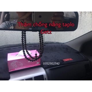 THẢM CHỐNG NẮNG TAPLO XE GETZ [ NHUNG LÔNG - CHỐNG TRƯỢT ]