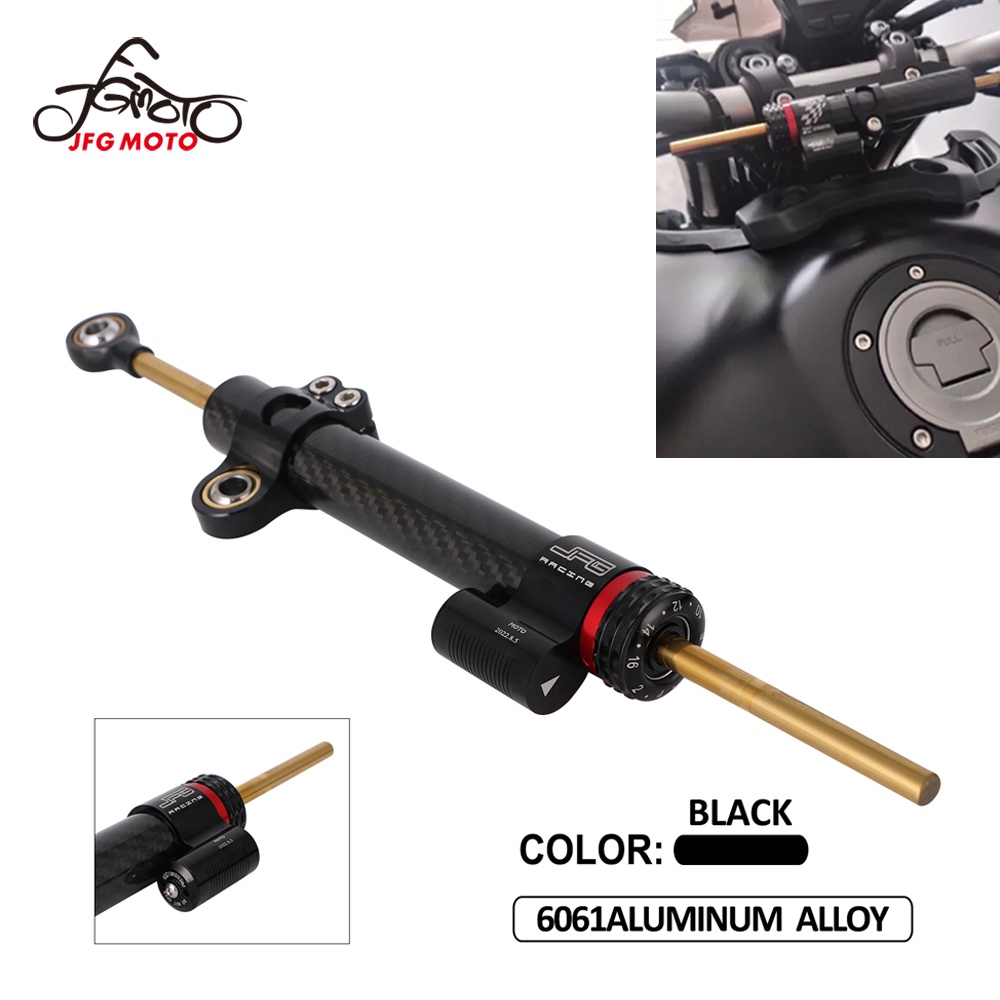 Bộ Ổn Định Tay Lái (Steering Damper) Đa Năng - Lắp Được Nhiều Dòng Xe, Tăng Ổn Định Khi Chạy Tốc Độ 